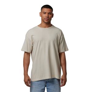 Camiseta de hombre cuadrada con logotipo personalizado 100% algodón 240 GSM cuello redondo hombro caído ropa de calle de gran tamaño camisetas para hombres - Product Image 1