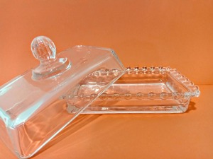 Modern Glass Butter Dish Butter Keeper With Lid Perfect For Serving Butter With Bread Toast And Snacks Wholesale From India - Product Image 2