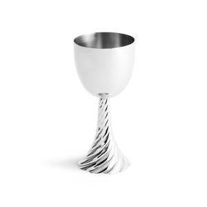 Handmade <b>Stainless</b> Steel Wine Goblet With Embossed Coral Design Round Bowl Vintage Style For Wedding Decor Best Seller Hammered - Product Image 3