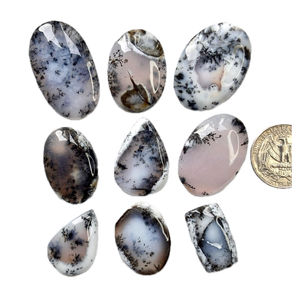 Ópalo Dendrítico Natural Cabujón – Piedra Suelta de Ópalo Dendrítico – Gema con Patrón Escénico para Diseño de Joyería - Product Image 2