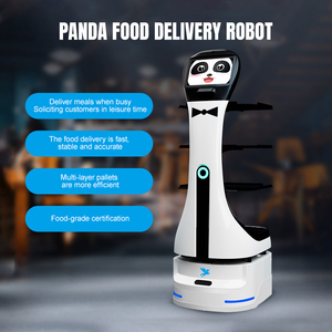 Robot de Entrega de Comida Panda Smart con Servicio de Servicio Autónomo y Robot de Recolección de Platos para Restaurantes y Hoteles - Product Image 3