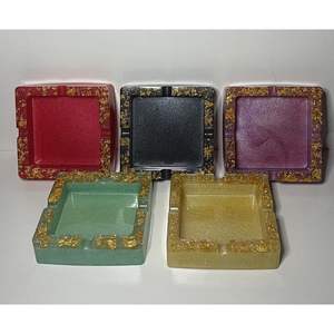 Cenicero de Resina de Diseño de Lujo, Ecológico y Duradero, Moderno, Decorativo y Elegante, para Mesa de Hogar u Oficina - Product Image 2