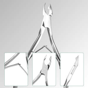 Coupe-ongles professionnel incurvé sur mesure, pince à cuticules en acier inoxydable, outil de beauté à large ouverture pour ongles épais et cuticules mortes - Product Image 3