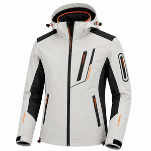Chaqueta Softshell Premium Unisex OEM, Cálida, Transpirable, Impermeable, con Capucha, para Senderismo y Camping, Ropa Exterior de Alto Rendimiento, Marca Privada, Duradera - Product Image 5