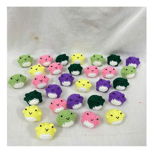 Porte-clés animaux en crochet mignons, animaux en peluche faits main, amigurumi, cadeau pour enfants, couples, souvenir d'anniversaire, idée de vente en gros - Product Image 2