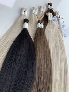 ผมต่อแบบมนุษย์แท้เวียดนามขนาด24นิ้วสีอ่อน100กรัมแบบสองชั้น - Product Image 6