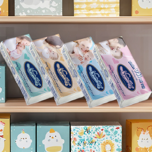 Toallitas secas desechables de primera calidad, papel facial de bolsillo de pulpa de madera virgen ultrasuave de 1 capa ecológica - Product Image 5