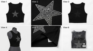 Camisetas Cortas para Mujer, Diseño Moderno, Fabricante de Pakistán, Secado Rápido, Transpirables, 100% Algodón, Ecológicas, Casuales, Personalizables - Product Image 5