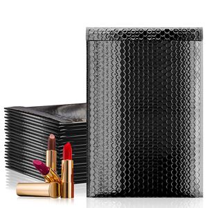 7.25 in metallo X 11 pollici Bubble mailer Pack 200 nero opaco imbottito busta impermeabile robusta busta adesiva - Product Image 1