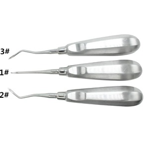 Instrumentos Quirúrgicos BAFA, Juego de Elevadores Dentales Manuales de Acero Inoxidable, Extractor de Raíces Curvo y Recto, Herramientas de Cirugía Oral Ergonómicas - Product Image 4