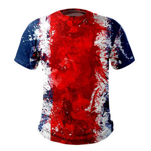 Camisetas de Hombre de Primera Calidad, Modernas, con Estampado por Sublimación, 100% Algodón, Duraderas, para Verano - Product Image 1