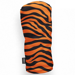 Housse de tête de club de golf en cuir PU imperméable pour driver et fairway, avec logo brodé personnalisé à faible MOQ - Product Image 1