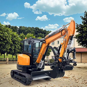 Miniexcavadora al por mayor con motor, excavadora usada en granja, precios de máquina excavadora de 3.5 toneladas, excavadora de orugas a bajo precio, servicio posventa gratuito. - Product Image 5