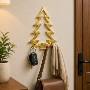Decorative <b>Christmas</b> <b>Stocking</b> <b>Holder</b> with Durable Mantel Hanger for Hanging <b>Stockings</b> Wreaths Garlands and Holiday Ornaments Use - Product Image 6