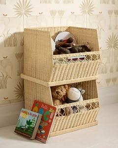 Farley Eco-Friendly Modern Wicker <b>Stacking</b> <b>Baskets</b>-Multi-Purpose - Product Image 6