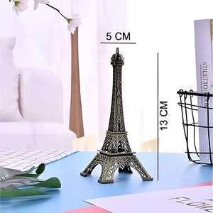 Estatua Antigua de la Torre Eiffel, Monumento Vintage de París, Pieza Decorativa de Metal para el Hogar, Oficina, Estante o Mesa - Product Image 3