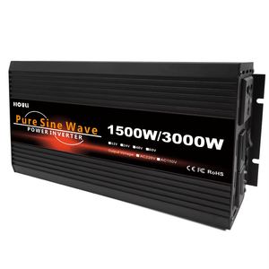 Convertisseur de puissance HOULI 3000W 12V 220V Onde Sinusoïdale Pure Inverseur de Courant 3000 Watts Convertisseur Onduleur Voiture 24V 48V 60V - Product Image 1