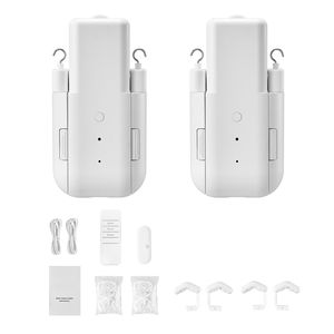 Confezione da 2 Apriporta Elettrici Intelligenti con Controllo Remoto tramite APP, Compatibili con Alexa, in Lega e PC, Include Hub - Product Image 1