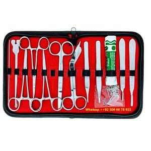 Kit de Herramientas de Sutura Eléctrico de Acero Inoxidable Alemán, Porta Bisturís, Pinzas Mosquito, Tijeras para Iris, Kit de Disección Médica de Dentavex - Product Image 6