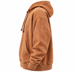 Wholesale <b>Oversized</b> Blank High Quality Top Custom Logo <b>Fleece</b>-lined <b>Hoodies</b> for <b>Men</b> - Product Image 2