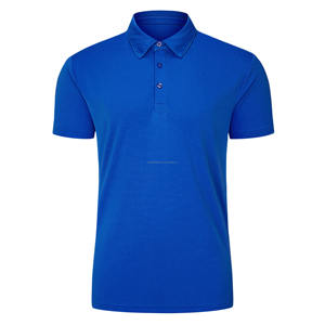 Camiseta Polo de Golf de Algodón 100% OEM para Hombre, Verano 2025, Venta al por Mayor, Camisetas de Algodón 100% Lisas - Product Image 2
