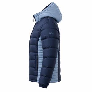 Blouson matelassé unisexe épais style streetwear avec fermeture éclair, chaud et rembourré, coupe-vent pour sports de plein air, décontracté, service OEM - Product Image 2