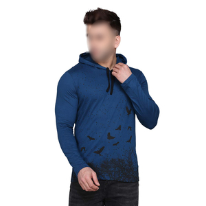 Nouveaux sweats à capuche pour hommes, qualité supérieure, prix d'usine, service OEM, vêtements décontractés légers à manches régulières - Product Image 1