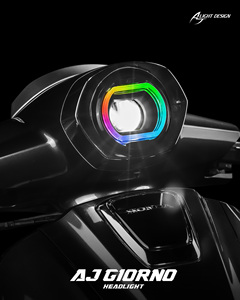 AJ Light Design Giorno Headlight Retrofit - Premium Bright Durable Waterproof <b>RGB</b> LED Color Changing PnP App <b>Controls</b> - Product Image 4