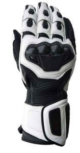 Gants de moto professionnels en gros |   Cuir de chèvre durable, ajustement seconde peau |   Usine de fourniture en gros - Product Image 2