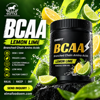 Concentré de protéines de lactosérum Elma Food 1KG Sans sucre ajouté 50 portions Formule de croissance musculaire BCAA Sans OGM Poudre de protéines pour adultes