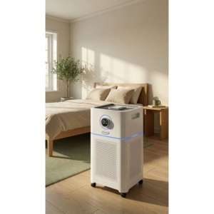 เครื่องฟอกอากาศอัจฉริยะ Gmax สำหรับบ้าน 35-50 ตร.ม. รุ่น AP-908 พร้อมแผ่นกรอง HEPA H13 ปรับความเร็วได้ 3 ระดับ ใช้งานง่าย - Product Image 4