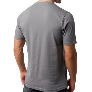 เสื้อยืดเฮนลีย์แขนสั้นผ้าฝ้าย 100% ระบายอากาศได้ดี พิมพ์ลายโลโก้ด้วยเทคนิคซิลค์สกรีน ทรงหลวมใส่สบายสำหรับผู้ชาย น้ำหนัก 180 กรัม - Product Image 6