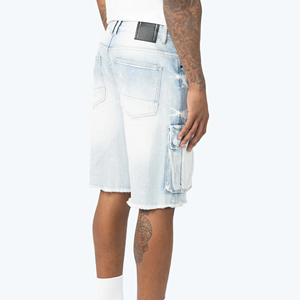 Nouveauté tendance : shorts en jean pour hommes, shorts en jean de haute qualité, prix bas, shorts en jean pour hommes avec taille élastique - Product Image 6