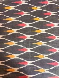 Sábana de Cama Doble 100% Algodón Tejida a Mano con Hilo Teñido Ikat Geométrico de Calidad 200 Hilos, Ecológica, Moderna, Colcha Tejida, Textil para el Hogar - Product Image 4