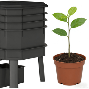 Composter a 4 Vassoi per Vermicompostaggio, Contenitore Aerato per Compostaggio Efficiente - Product Image 2
