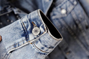 Veste en jean d'hiver personnalisée, élégante, tendance, décontractée, chic, écologique, 100% coton, indispensable dans la garde-robe - Product Image 5