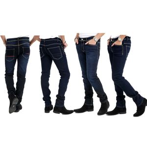 Jeans en denim sur mesure pour homme - Qualité supérieure, détails rivetés, finition délavée, design personnalisé, écologique, séchage rapide, respirant - Product Image 1
