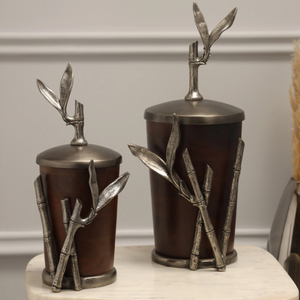 Bocal de rangement hermétique pour thé, sucre et aliments, avec couvercle en métal motif oiseau, design vintage en bois, décoratif, vente en gros - Product Image 6