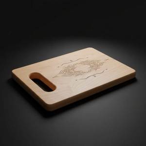 Planche à découper en bois de qualité supérieure pour la préparation des aliments en cuisine, surface de découpe durable en bois naturel pour légumes, fruits, viande - Product Image 1