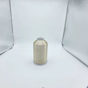 SHREE VIDHATA JARI M.WATER High Strength Silver Metallic Filament Zari Nylon 110D <b>Yarn</b> 3800m Length Textile Industry Embroidery - Product Image 1