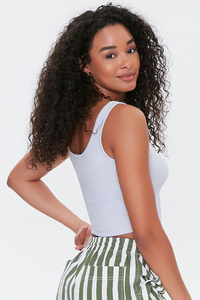 Top Corto Deportivo Casual para Mujer, Ropa Deportiva Atlética, Top Corto Transpirable de Secado Rápido a la Moda para Mujer - Product Image 3