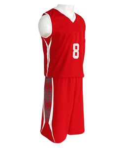 EDOOR WEARS White Sleeveless Basketball Jersey Set Maroon Number 23 V-Neck Moisture Wicking Polyester Uniform <b>Athletic</b> Fit - Product Image 2