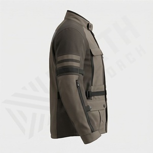 Chaqueta de Motociclista de Cuero Genuino para Hombre de la Mejor Calidad, Nueva Colección de Invierno, Chaquetas de Motocicleta con Protecciones Desmontables Personalizadas - Product Image 3