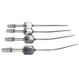 Tube d'aspiration malléable Symmetry style Fukushima 4, 5, 6, 7 Fr en acier inoxydable de qualité, ensemble d'instruments de chirurgie générale - Product Image 1