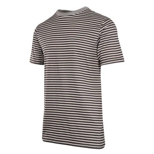 T-shirts pour hommes à col montant, motif rayé, haute qualité, nouvelle collection, style streetwear, grandes tailles, manches courtes - Product Image 2