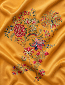 Tela de Satén de Algodón con Estampado Floral, Tejido de Peso Medio 180g/m, Textil para Ropa de Cama, Decoración Suave para el Hogar - Product Image 4