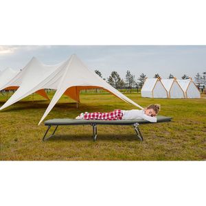 Lit de camping pliable robuste pour adultes, réglable à 5 positions, en tissu Oxford 1200D, avec sac de transport - Product Image 6