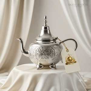Solid Copper <b>Teapot</b> With Brass Handle Traditional Metal Water Kettle Boiling Pot For Kitchen And Home Tabletop Use - Product Image 3