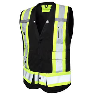Chaleco de seguridad reflectante de alta visibilidad personalizado, ropa de trabajo transpirable de malla con logotipo, chaleco de alta visibilidad para hombre - Product Image 2