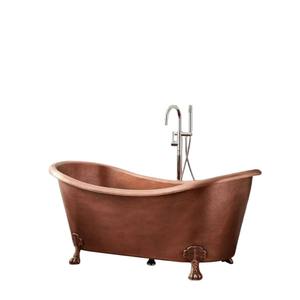 Baignoire autoportante en cuivre martelé à la main, artisanale, de luxe, vintage, pour la maison, l'hôtel et le spa, en promotion - Product Image 6
